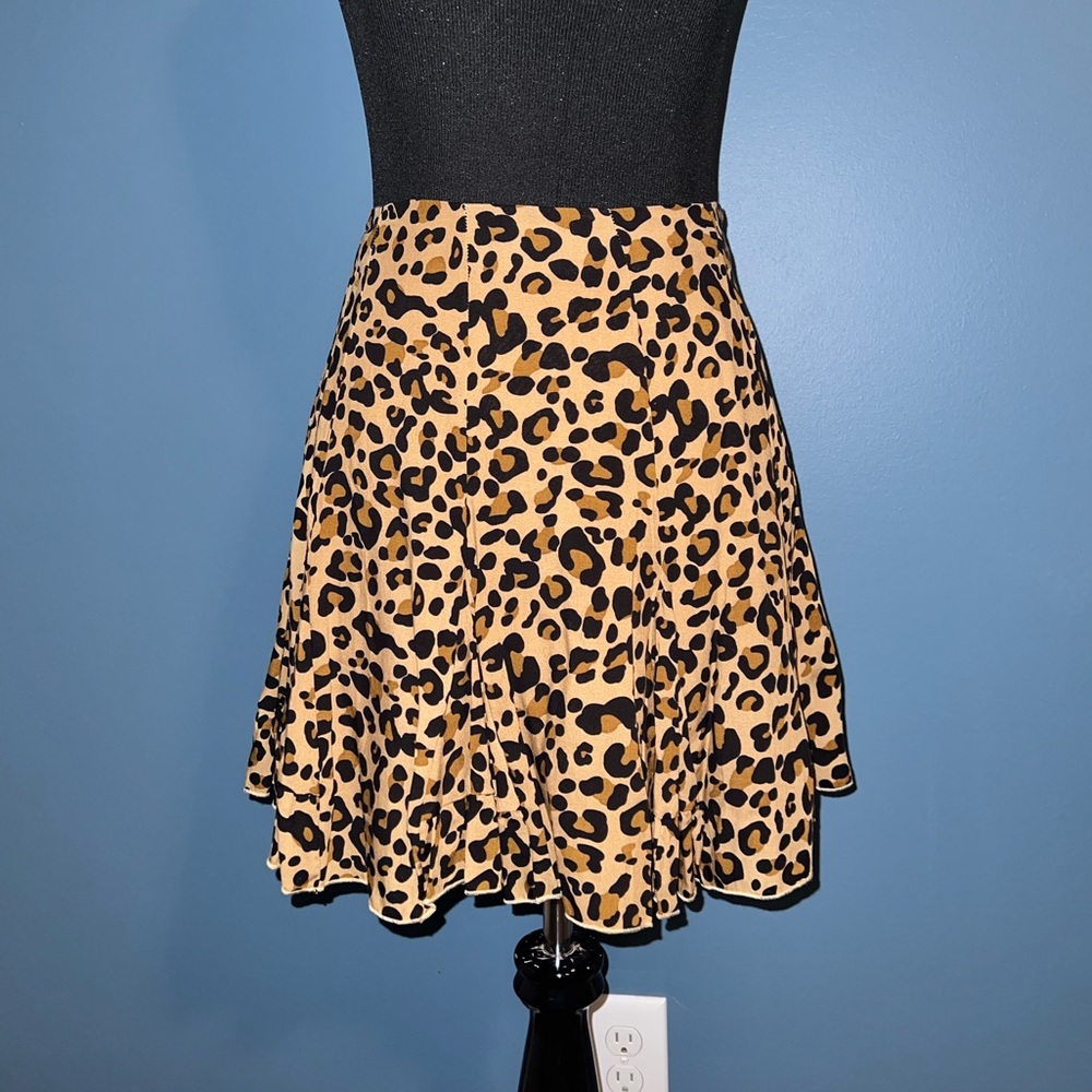 Leopard Mini Skirt